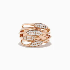 Rings|Effy Jewelry 14K Rose Gold Diamond Fashion Ring
