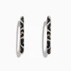 Necklaces & Pendants|Effy Jewelry 14K Rose Gold Diamond Leopard Spot Hoop Earrings, 0.78 TCW