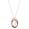 Necklaces & Pendants|Effy Jewelry 14K Rose Gold Espresso and White Diamond Pendant, 0.48 TCW