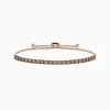 Bracelets|BH Multi 14K Rose Gold Espresso Diamond Bolo Bracelet 1.35 TCW
