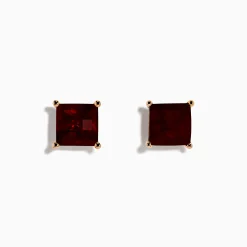 Earrings|Effy Jewelry 14K Rose Gold Garnet Stud Earrings