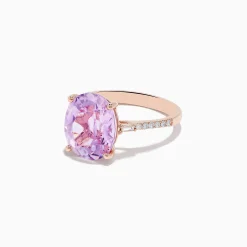 Rings|Effy Jewelry 14K Rose Gold Kunzite and Diamond Ring