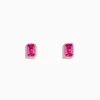 Earrings|Effy Jewelry 14K Rose Gold Pink Sapphire Earrings