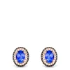 Earrings|Effy Jewelry 14K Rose Gold Tanzanite and Diamond Stud Earrings, 1.70 TCW