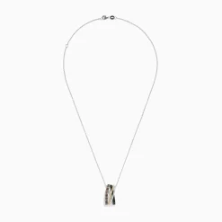 Necklaces & Pendants|BH Multi 14K Trio-Color Gold Brown, Black and White Diamond Pendant 0.61 TCW