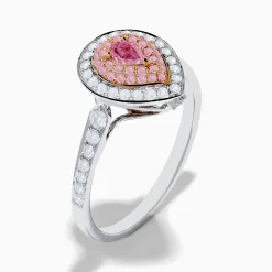 Rings|Effy Jewelry 18K Two Tone Gold White and Pink Diamond Ring