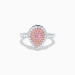 Rings|Effy Jewelry 18K Two Tone Gold White and Pink Diamond Ring