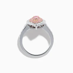 Rings|Effy Jewelry 18K Two Tone Gold White and Pink Diamond Ring