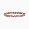 Bracelets|Effy Jewelry 18K Two Tone White u0026 Pink Diamond Bracelet