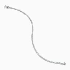 Bracelets|Effy Jewelry 14K White Gold 0.25 Ct. Diamond Tennis Bracelet