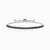Bracelets|BH Multi 14K White Gold Black Diamond Bolo Bracelet