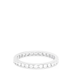 Rings|Louis Creations 14K White Gold Channel Set Diamond Eternity Band, 0.50 TCW