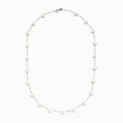 Necklaces & Pendants|BH Multi 14K White Gold Cultured Fresh Water Pearl Necklace