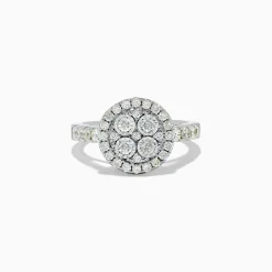 Rings|Effy Jewelry 14K White Gold Diamond Cluster Ring