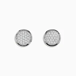 Earrings|Effy Jewelry 14K White Gold Diamond Earrings