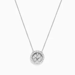 Necklaces & Pendants|BH Multi 14K White Gold Diamond Necklace, 0.72 TCW