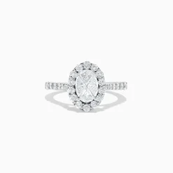 Rings|GSJ 14K White Gold Diamond Ring and Matching Band Set, 2.00 TCW