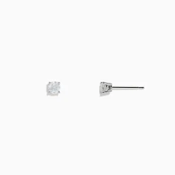 Earrings|Effy Jewelry 14K White Gold Diamond Solitaire Stud Earrings, 0.33 TCW