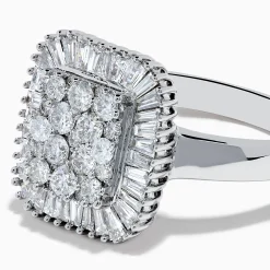 Rings|Effy Jewelry 14K White Gold Diamond Statement Ring