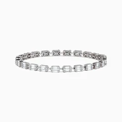 Bracelets|Effy Jewelry 14K White Gold Diamond Tennis Bracelet