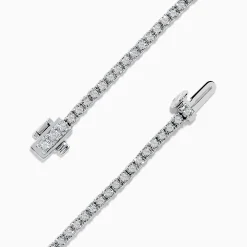 Bracelets|Effy Jewelry 14K White Gold Diamond Tennis Bracelet 0.98 TCW