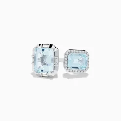 Rings|Effy Jewelry 14K White Gold Double Aquamarine Ring