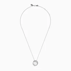 Necklaces & Pendants|Effy Jewelry 14K White Gold Fresh Water Pearl and Diamond Pendant