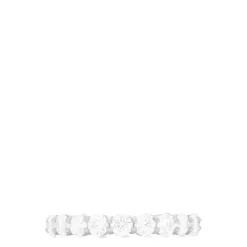 Rings|Louis Creations 14K White Gold Prong Set Diamond Eternity Band, 3.00 TCW