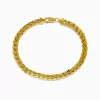 Mens|Richline Group 14K Yellow Gold 9" Cuban Chain Link Bracelet