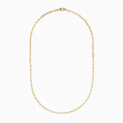 Necklaces & Pendants|Effy Jewelry 14K Yellow Gold 20" 2.5mm Paperclip Necklace