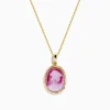 Necklaces & Pendants|Effy Jewelry 14K Yellow Gold Agate Cameo Pendant