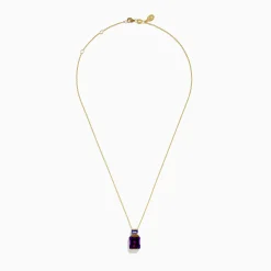 Necklaces & Pendants|Effy Jewelry 14K Yellow Gold Amethyst and Tanzanite Pendant