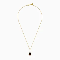 Necklaces & Pendants|Effy Jewelry 14K Yellow Gold Ammolite and Diamond Pendant