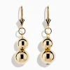 Earrings|Effy Jewelry 14K Yellow Gold Bead Dangle Earrings
