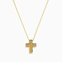 Necklaces & Pendants|Effy Jewelry 14K Yellow Gold Cross Pendant