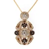 Necklaces & Pendants|Effy Jewelry 14K Yellow Gold Diamond Filigree Pendant, 1.04 TCW