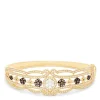 Bracelets|Effy Jewelry 14K Yellow Gold Diamond Filigree Bangle, 2.03 TCW