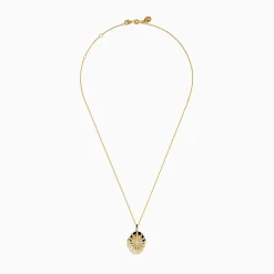 Necklaces & Pendants|Effy Jewelry 14K Yellow Gold Diamond Locket Pendant