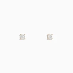 Earrings|Effy Jewelry 14K Yellow Gold Diamond Solitaire Stud Earrings, 0.25 TCW