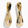 Earrings|Effy Jewelry 14K Yellow Gold Double Bar Hoops
