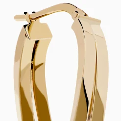 Earrings|Effy Jewelry 14K Yellow Gold Double Bar Hoops