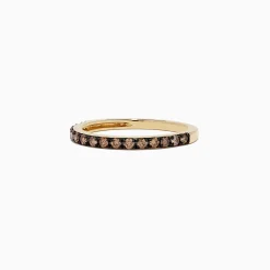 Rings|Effy Jewelry 14K Yellow Gold Espresso Diamond Band, 0.34 TCW