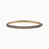 Bracelets|BH Multi 14K Yellow Gold Espresso Diamond Pave Bangle, 3.12 TCW