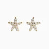 Earrings|Effy Jewelry 14K Yellow Gold Fresh Water Pearl Starfish Stud Earrings