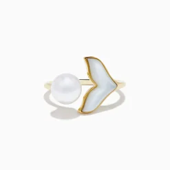 Rings|Effy Jewelry 14K Yellow Gold Fresh Water Pearl and Mother Of Pearl Ring