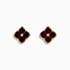 Earrings|Effy Jewelry 14K Yellow Gold Garnet and Diamond Earrings