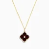 Necklaces & Pendants|Effy Jewelry 14K Yellow Gold Garnet and Diamond Pendant