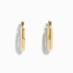 Earrings|Effy Jewelry 14K Yellow Gold Geometric Hoops