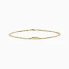 Bracelets|Effy Jewelry 14K Yellow Gold Heart Curb Chain Bracelet