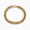 Bracelets|Effy Jewelry 14K Yellow Gold Hollow Curb Chain Bracelet 7.5"